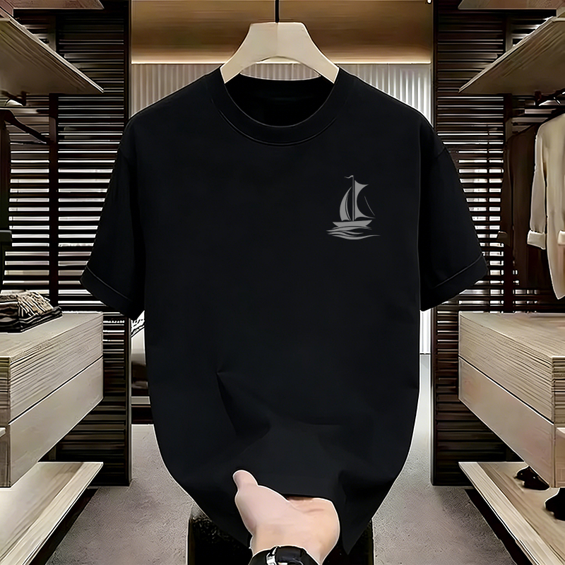 Kaos Pria Distro Kaos Lengan Pendek Berlayar Kaos Hitam Kaos Putih Kaos  Distro Cotton Combed Ukuran