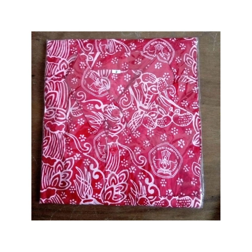 batik sekolah SD probolinggo lengan panjang nomor 3