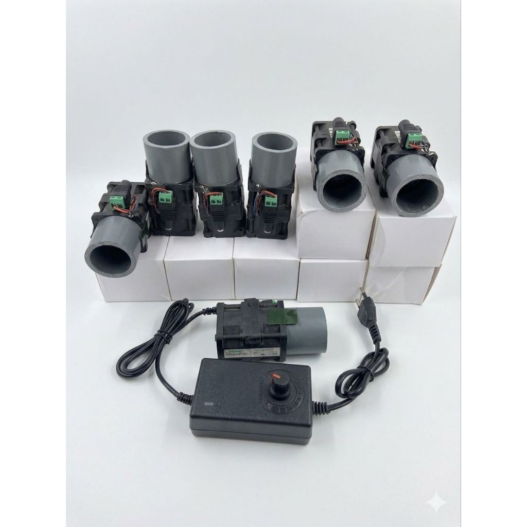 Blower Kompor Oli//Kipas Fan DC 12v 4x4cm Double Baling Baling Fan High Speed 4cm