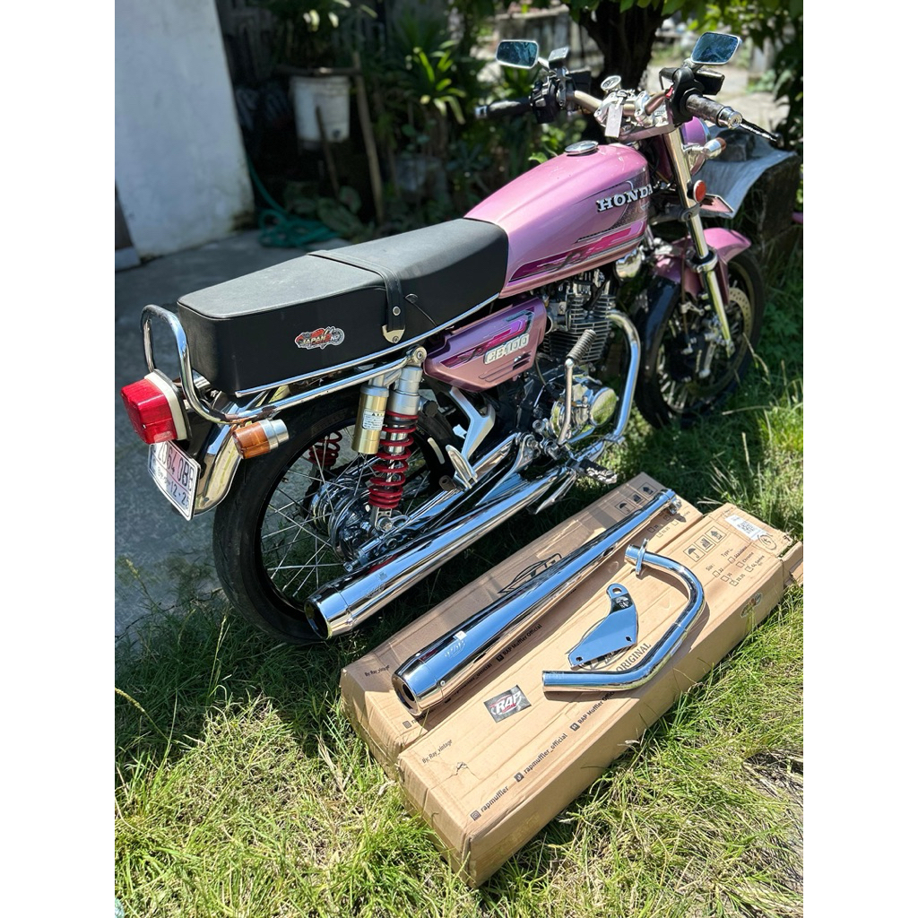 knalpot GL100 RAP Muffler original knalpot GL100 original Rap Muffler anti ngempet