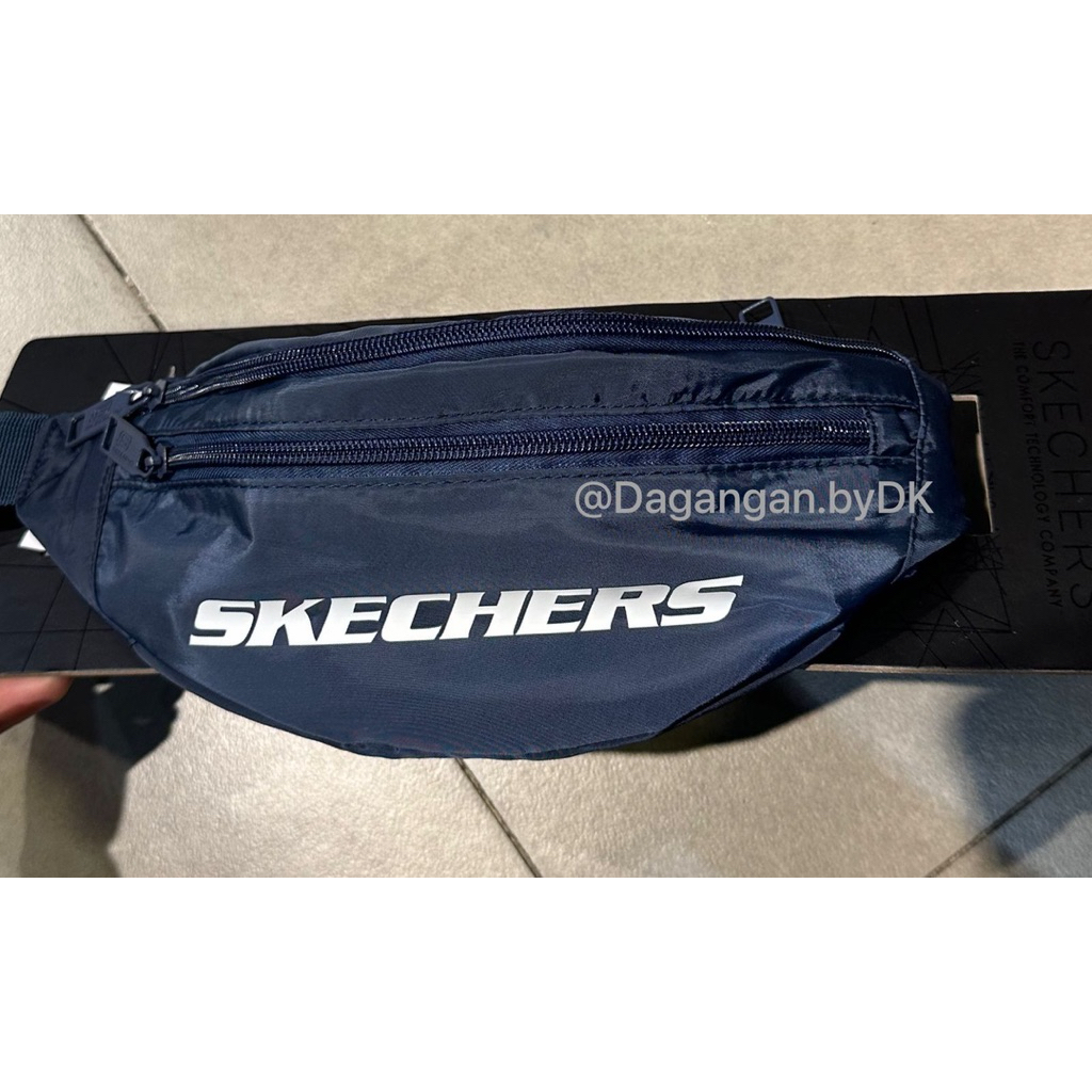 Tas Waistbag Skechers Bag Original 100% Dark Navy Blue