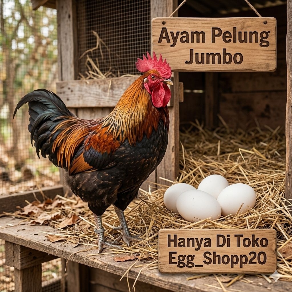 TELUR AYAM HIAS PELUNG ASLI JUMBO UNTUK DI TETASKAN Egg_shopp20