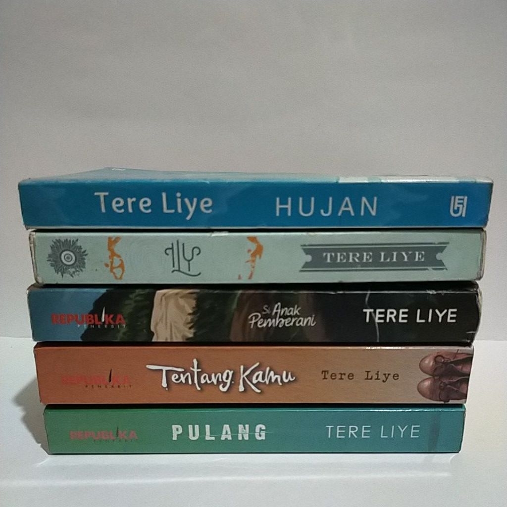 Novel Preloved Original Tere Liye || Pulang - ILY - Hujan - Si Anak Pemberani - Tentang Kamu - Sesuk