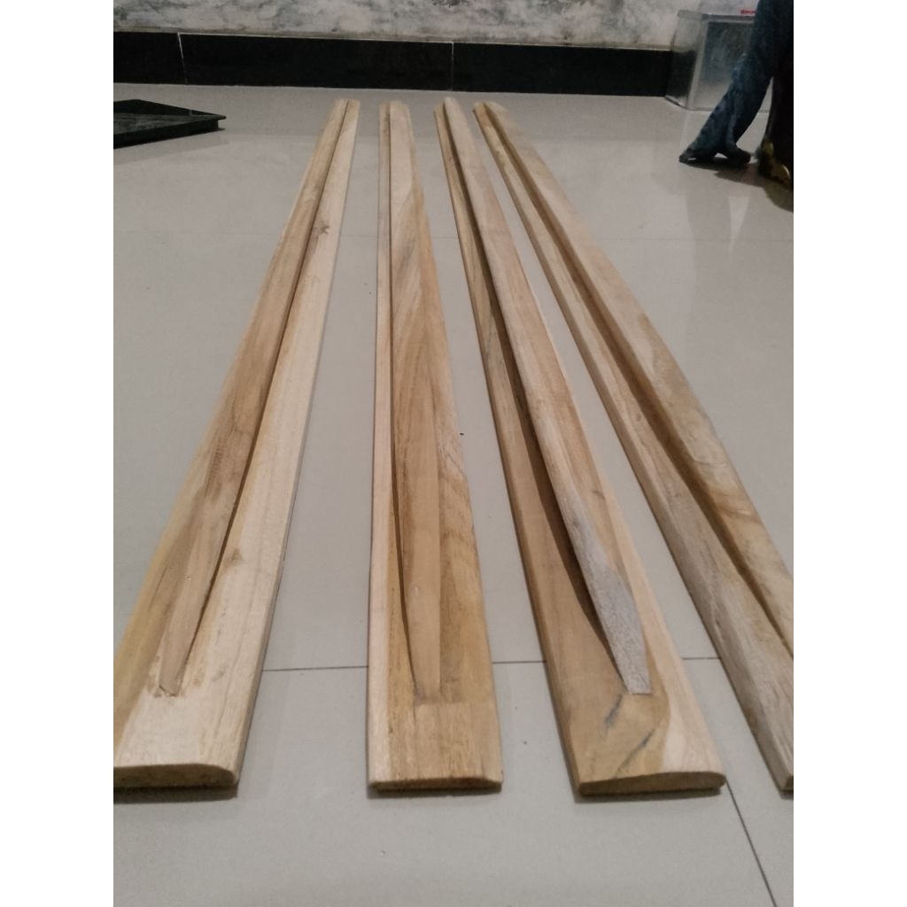 Jidar plasteran kayu jati 150cm blebes gosokan plasteran malmalan plasteran kayu jati asli