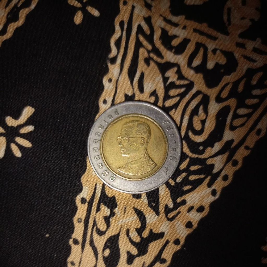 Uang Koin 10 Baht Thailand