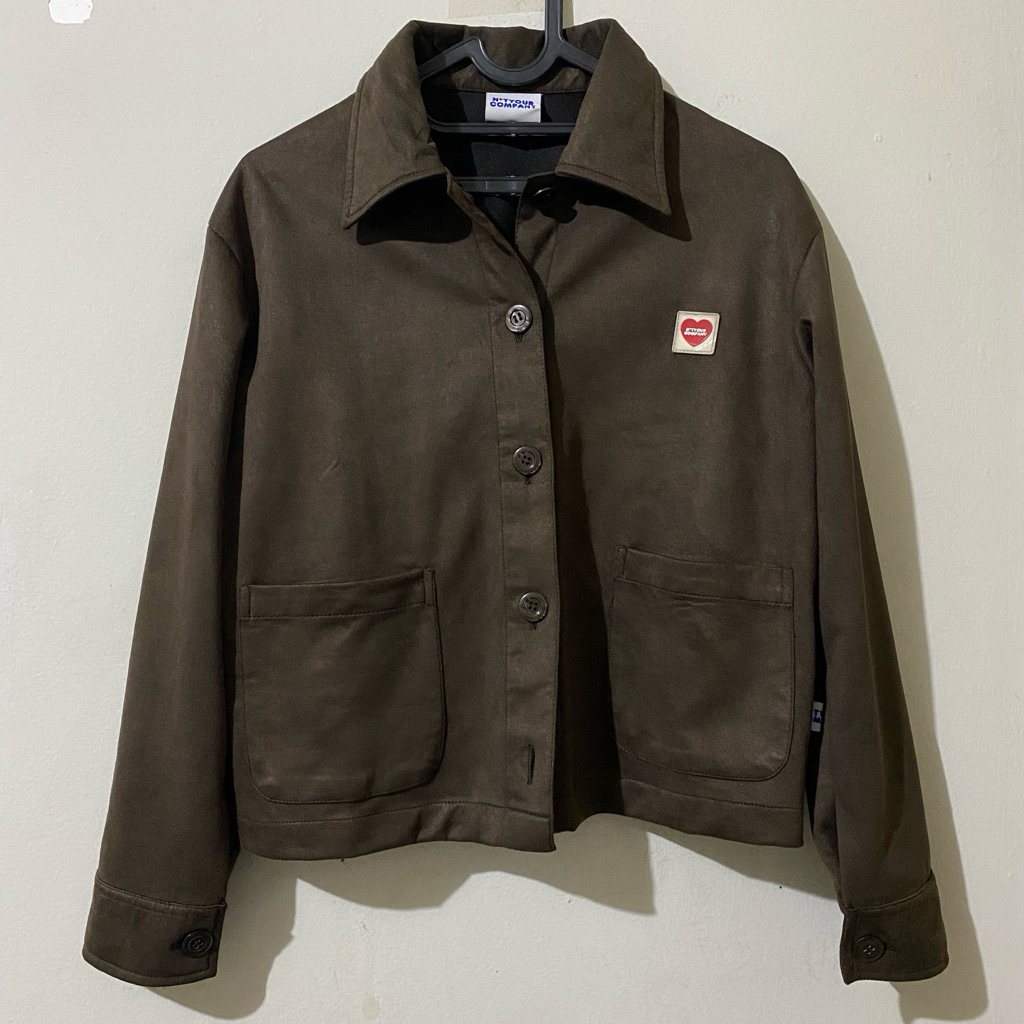 JAKET SUEDE OUTER WANITA - PRELOVED