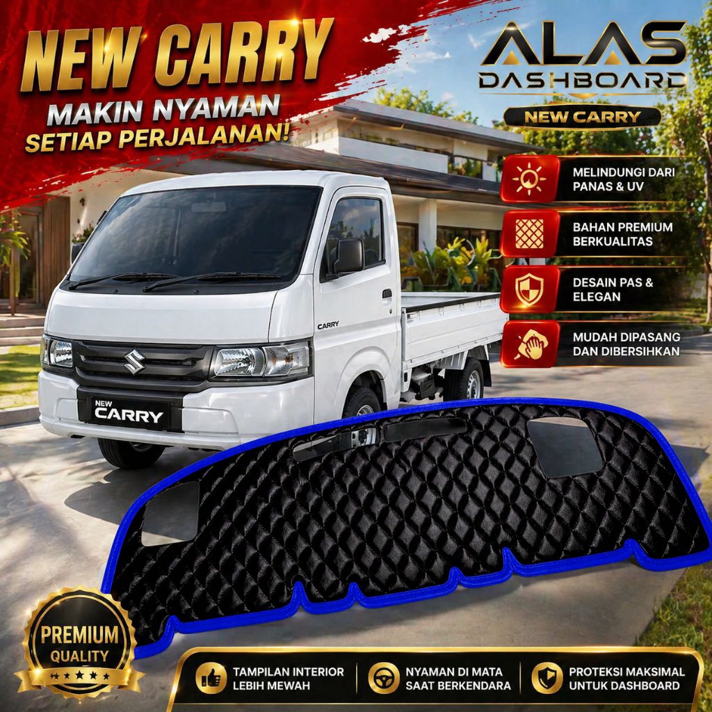 Alas Dashboard Suzuki New Carry Karpet Dashboard Carry Pick Up Anti Slip Anti Panas Pelindung Dashbo