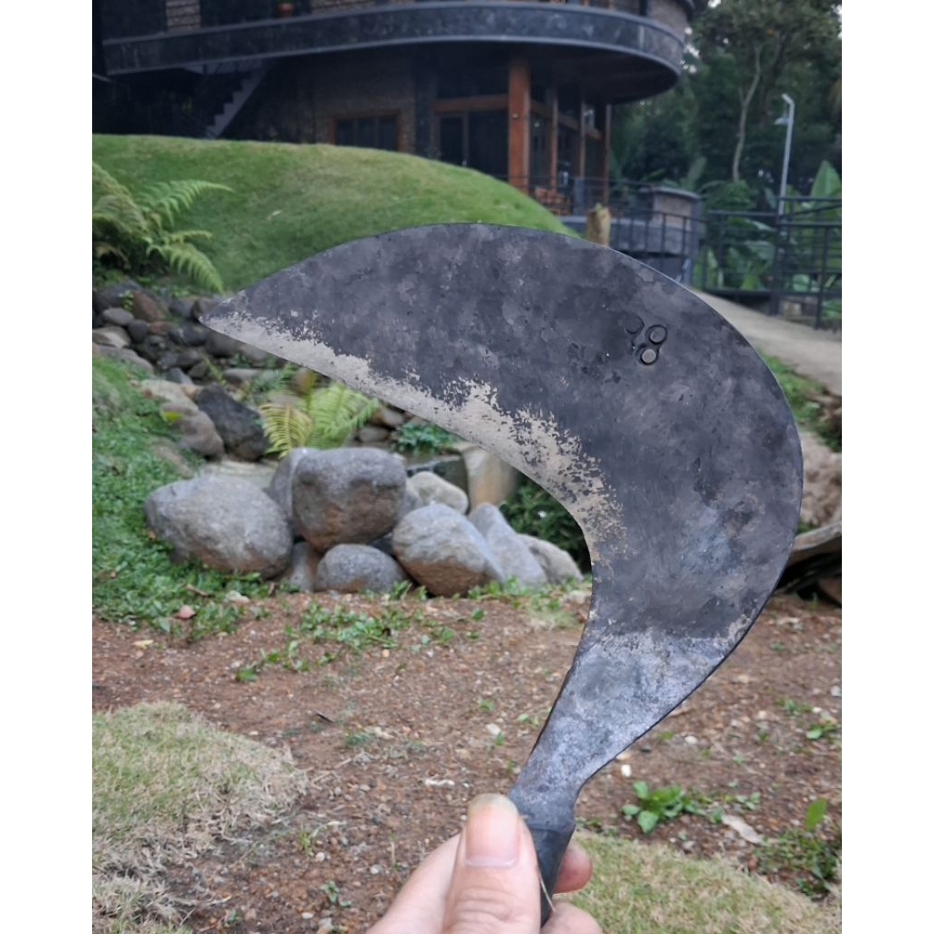 sabit rumput/padi full baja asli super tajam model mentahan