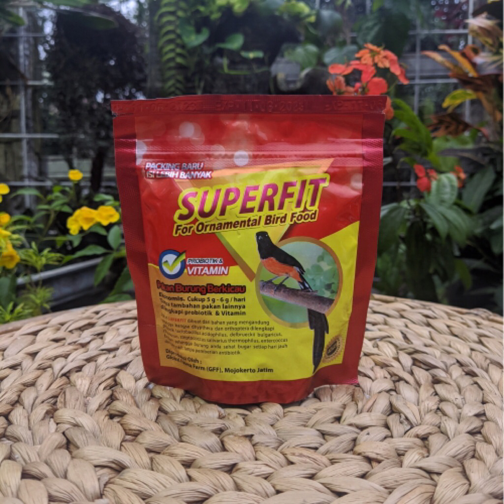 Superfit Red Pakan Burung Pur Kasar Voer 100gr