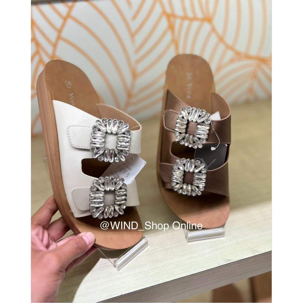 PROMO ST.YVES Sandal slop dua strap wanita size 36-41
