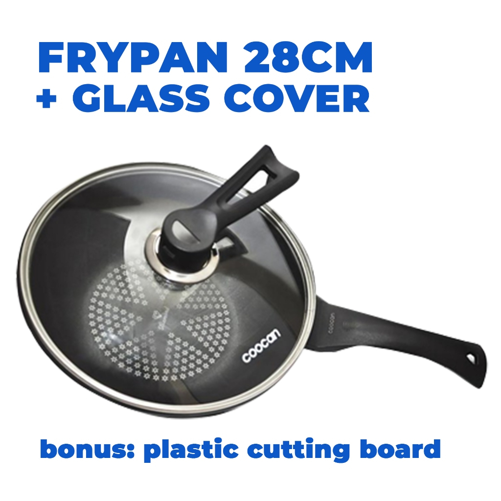 COOCAN LUXURY BLACK DIAMOND COATING PAN WAJAN ANTI LENGKET LEJEL HOME SHOPPING