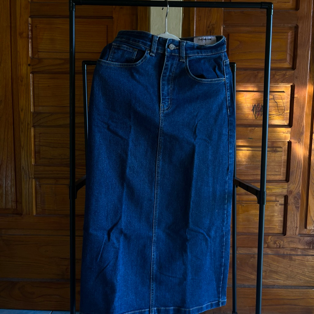 PL DENIM SKIRT BY THENBLANK