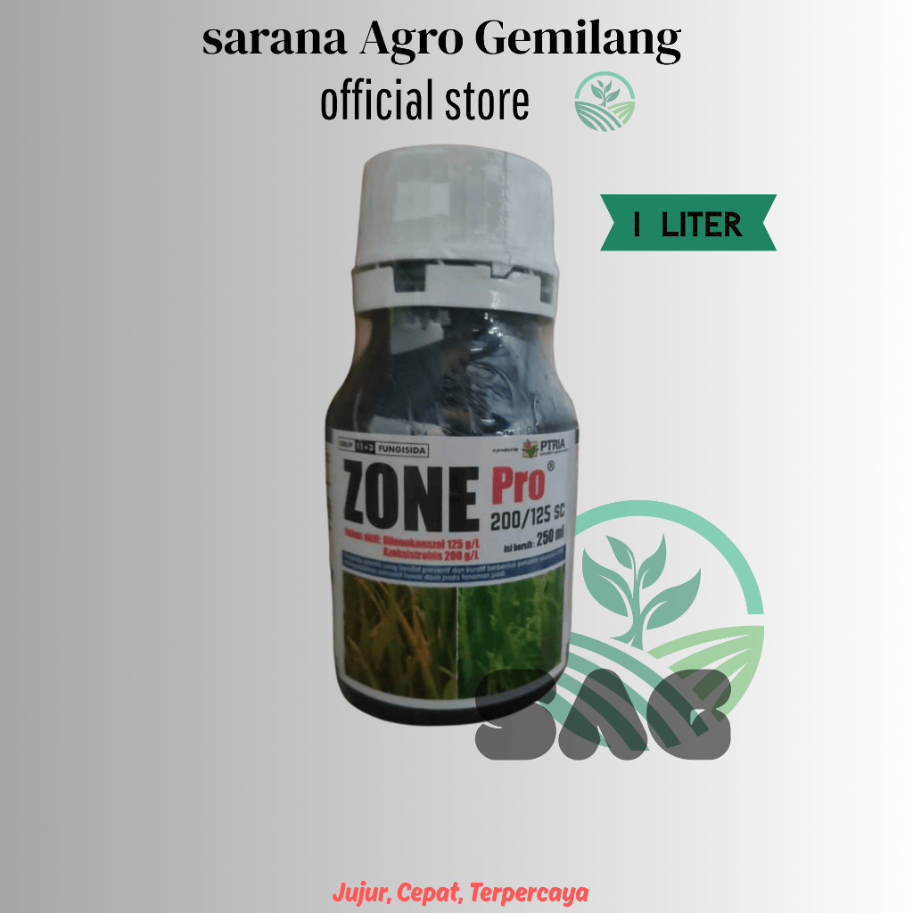 Zone Pro 250ml 325SC fungisida b.a azoxistrobin difenokonazole