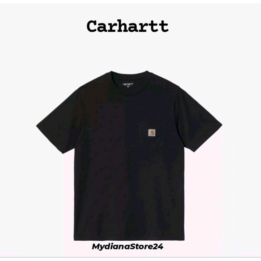 CARHARTT - CARHARTT WIP S/S POCKET  T-SHIRT - BLACK