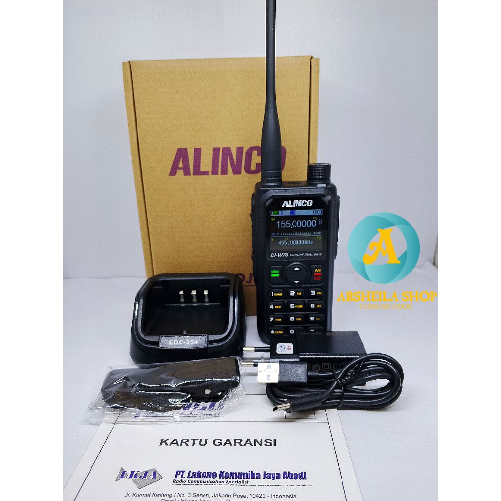 ht Alinco Dj w70 Dual band 10 Watt original