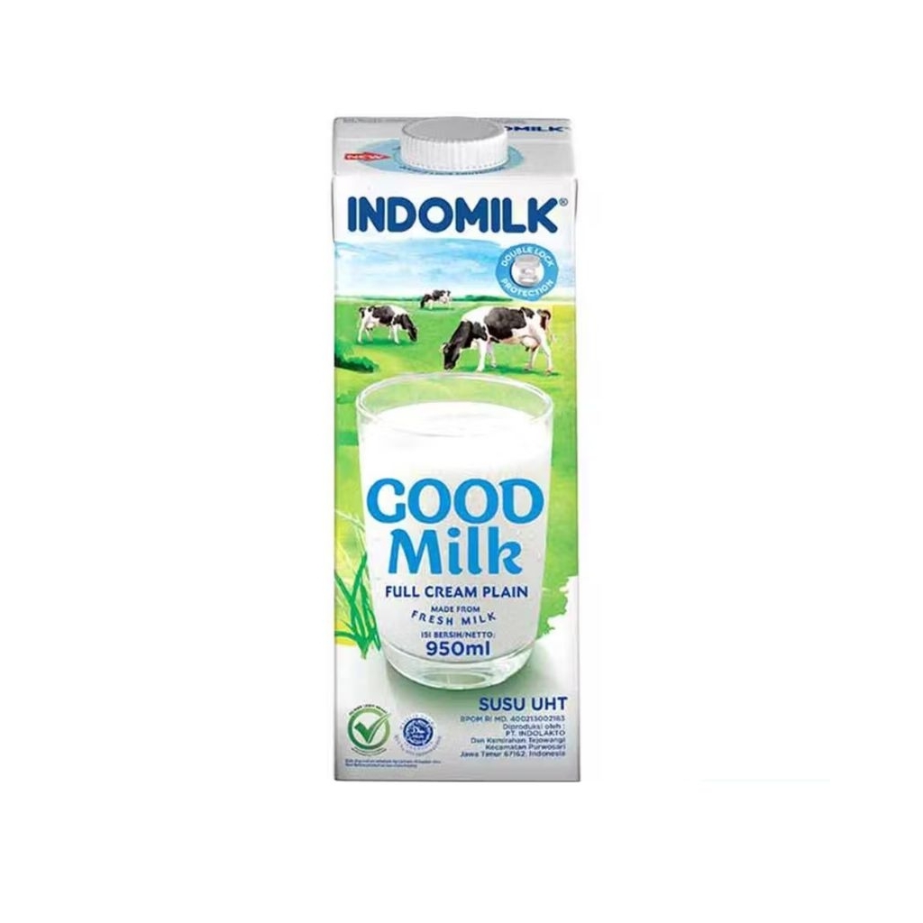 Susu UHT Indomilk Full Cream Plain 950ml