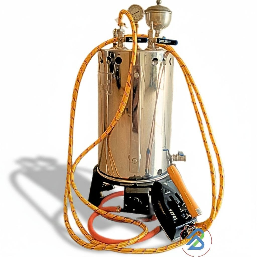Mesin boiler setrika uap kapasitas 35 liter