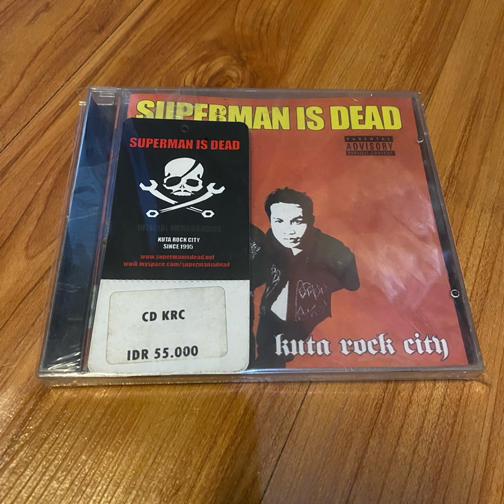 CD superman is dead (baru/segel) - kuta rock city