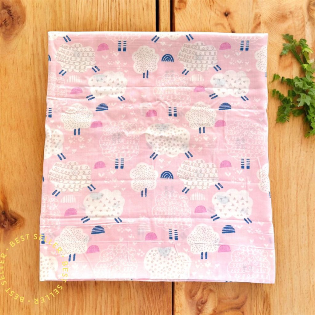 kain katun rayon viscose premium motif karakter anak lucu
