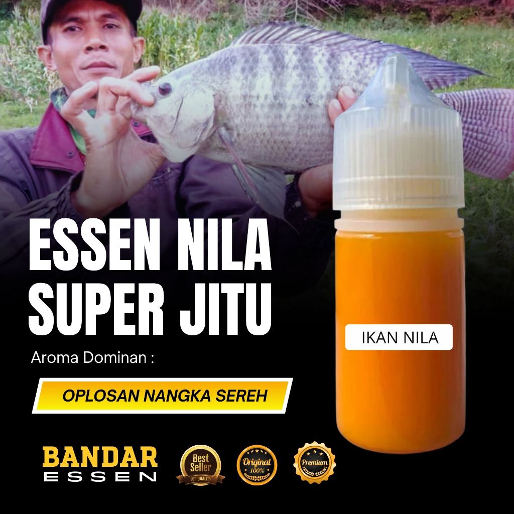 Essen ikan nila super jitu oplosan umpan lumut cacing