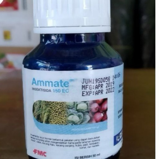 obat Ammate 150EC 50ml Insektisida Racun Kontak Pembasmi ulat tanaman Padi