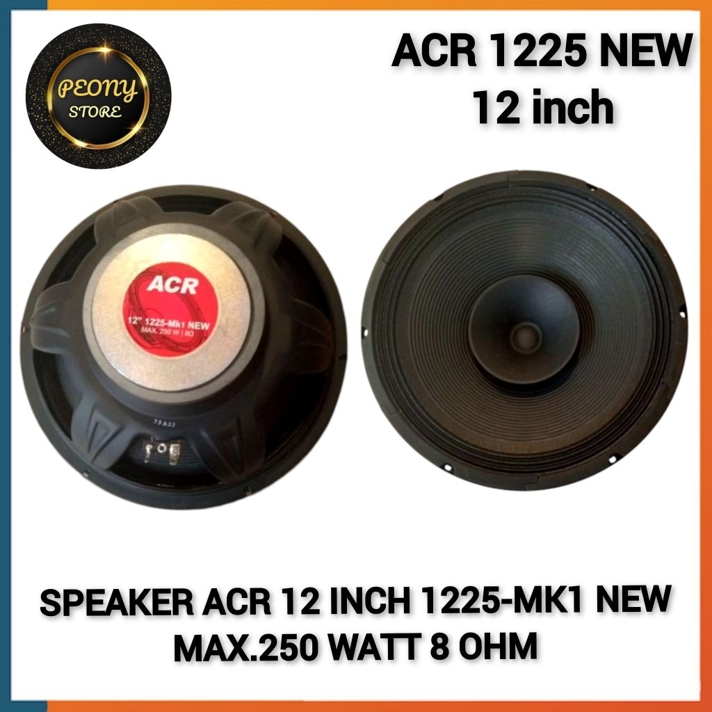 Speaker ACR Full Range 12 inch ACR 12in 1225 MK-1 NEW full range
