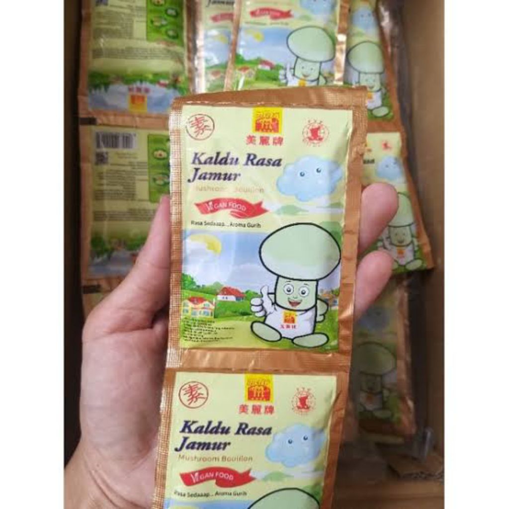 Kaldu jamur renteng isi 12pcs / Kaldu jamur sachet / Kaldu jamur mili