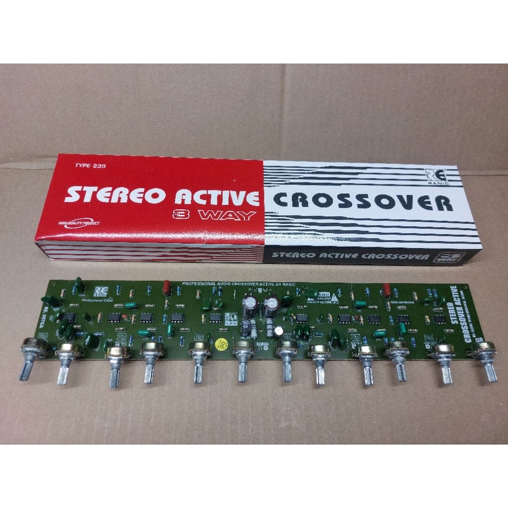 Kit Aktif Crossover 3 Way Stereo High Mid Low 239