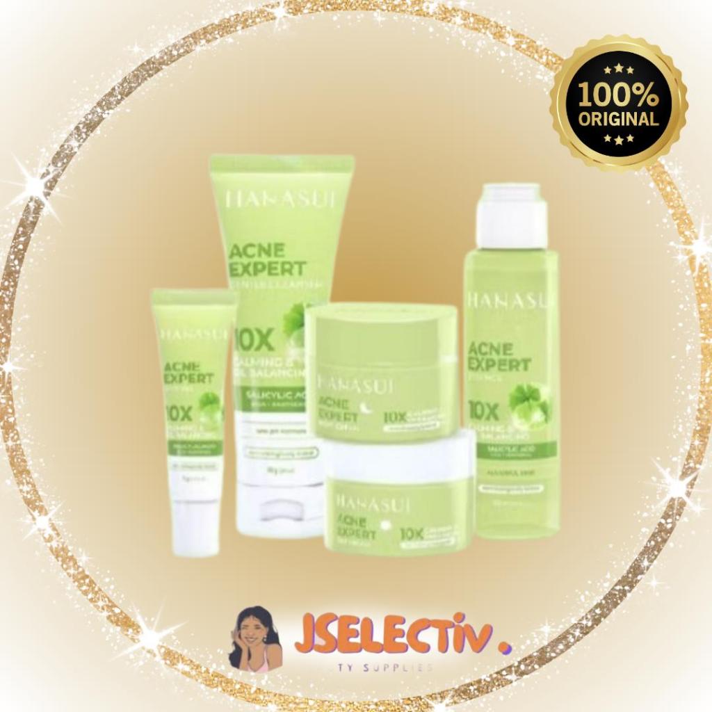 HANASUI ACNE TREATMENT SERIES - SKINCARE LENGKAP // JSELECTIV X JHON KOSMETIK // Face Wash / Cream /