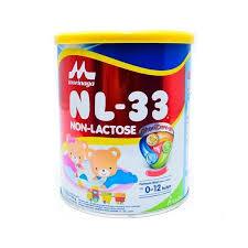 Morinaga NL-33 Non Lactose 350 g - Susu Bayi 0-12 Bulan Bebas Laktosa