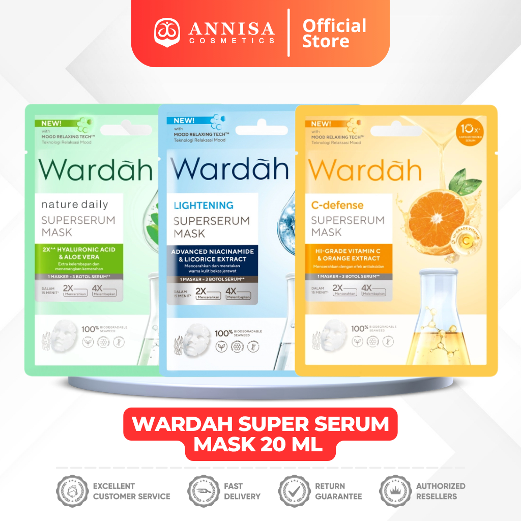 Wardah Super Serum Mask 20 ml