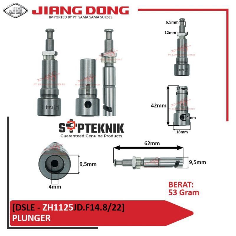 PLUNGER UNTUK MESIN DIESEL JIANGDONG
