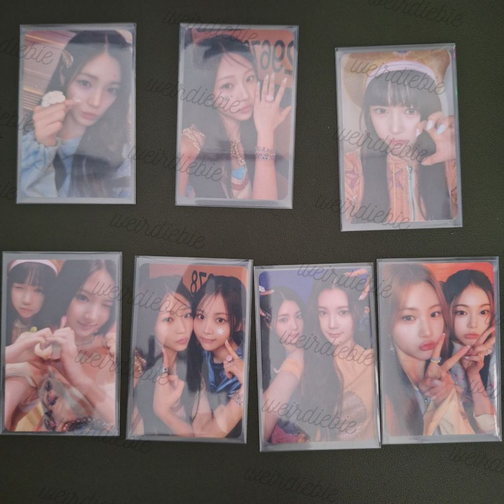 HEARTS2HEARTS OFFICIAL PHOTOCARD PC H2H THE CHASE PHOTOBOOK PB VERSION UNIT CARMEN JIWOO ANA JUUN IA