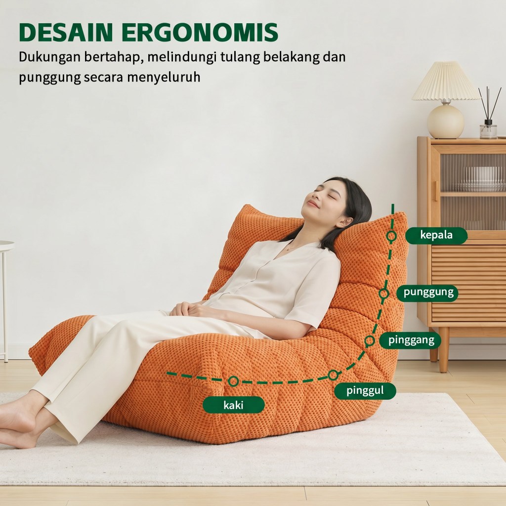 NiceLive COD Sofa Tujuh Warna Modern | Kursi Ruang Tamu Bergaya Minimalis | Sofa Tunggal yang Nyaman