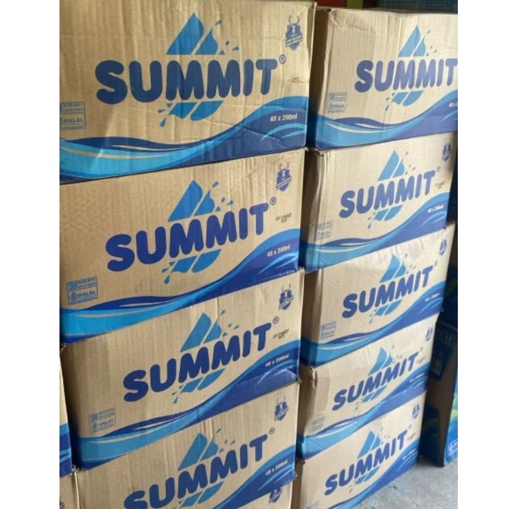 Air Minum Mineral Summit Gelas /Dus Isi 48 Bogor