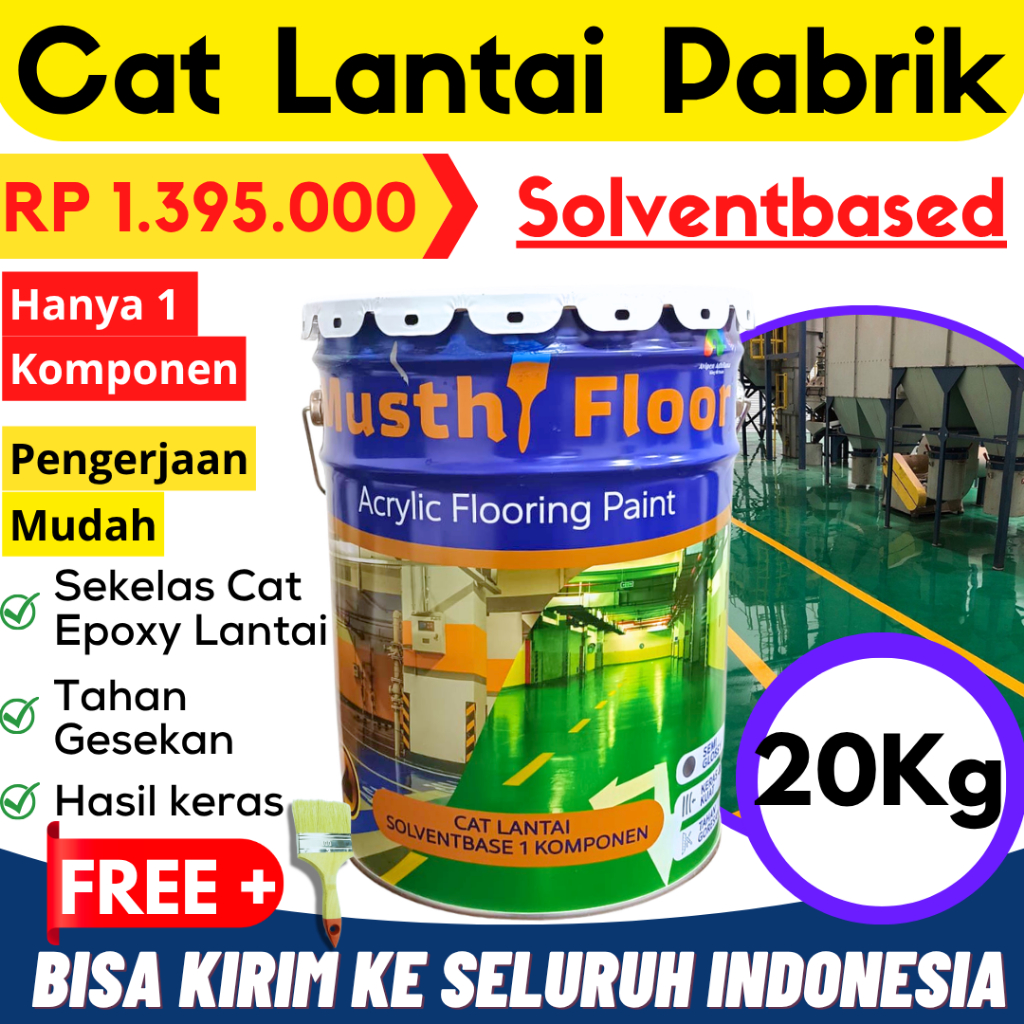 Cat Lapangan Tenis Basket Jalan Vinaya Cote isi 20Kg Termurah Langsung dari Pabrik