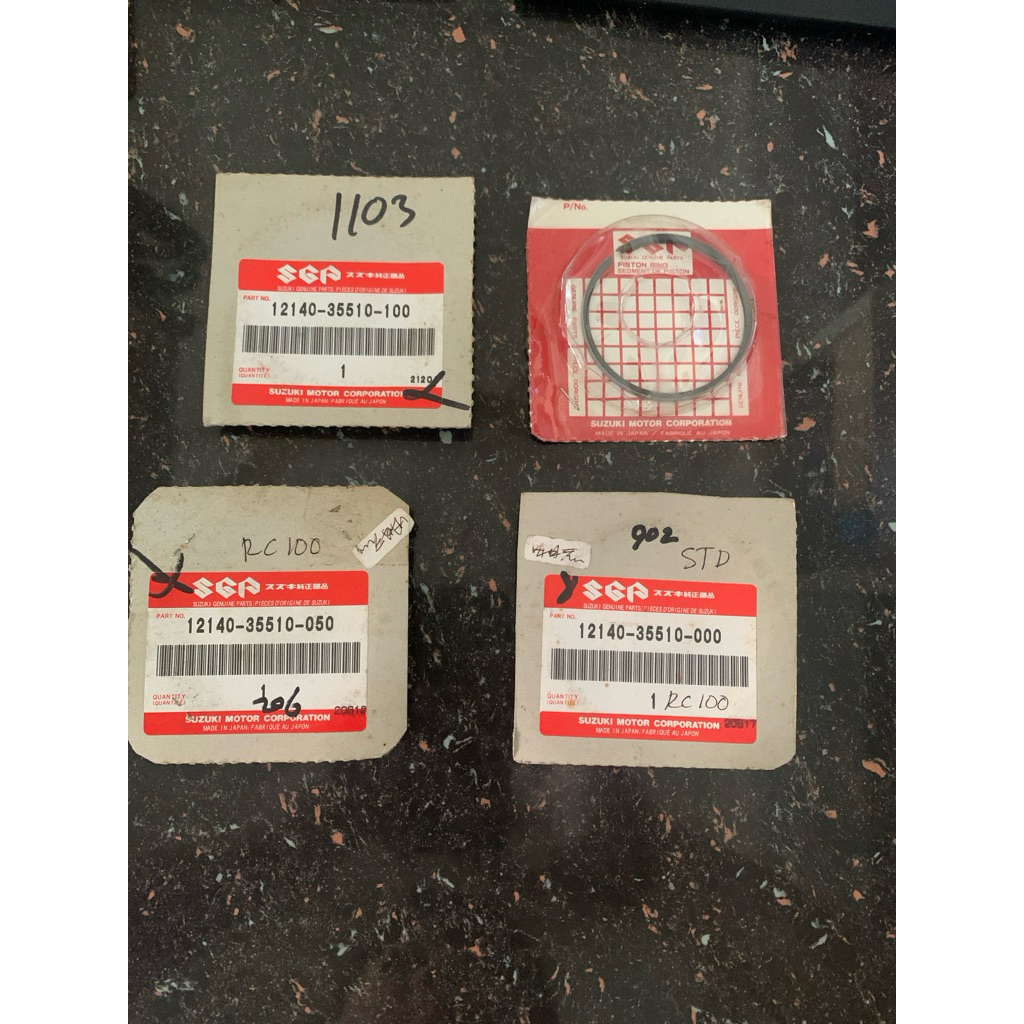 Ring Piston RC100 Bravo Sprinter Spirit OS Std, 50, 100