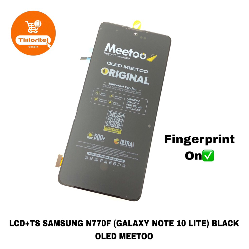 LCD TOUCHSCREEN SAMSUNG N770F (GALAXY NOTE 10 LITE) BLACK FULLSET