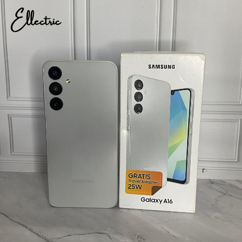 Samsung Galaxy A16 8GB 256GB FREE CHARGING Layar FHD+ Super AMOLED 90Hz OS ONE UI 6.1 - SECOND FULLS