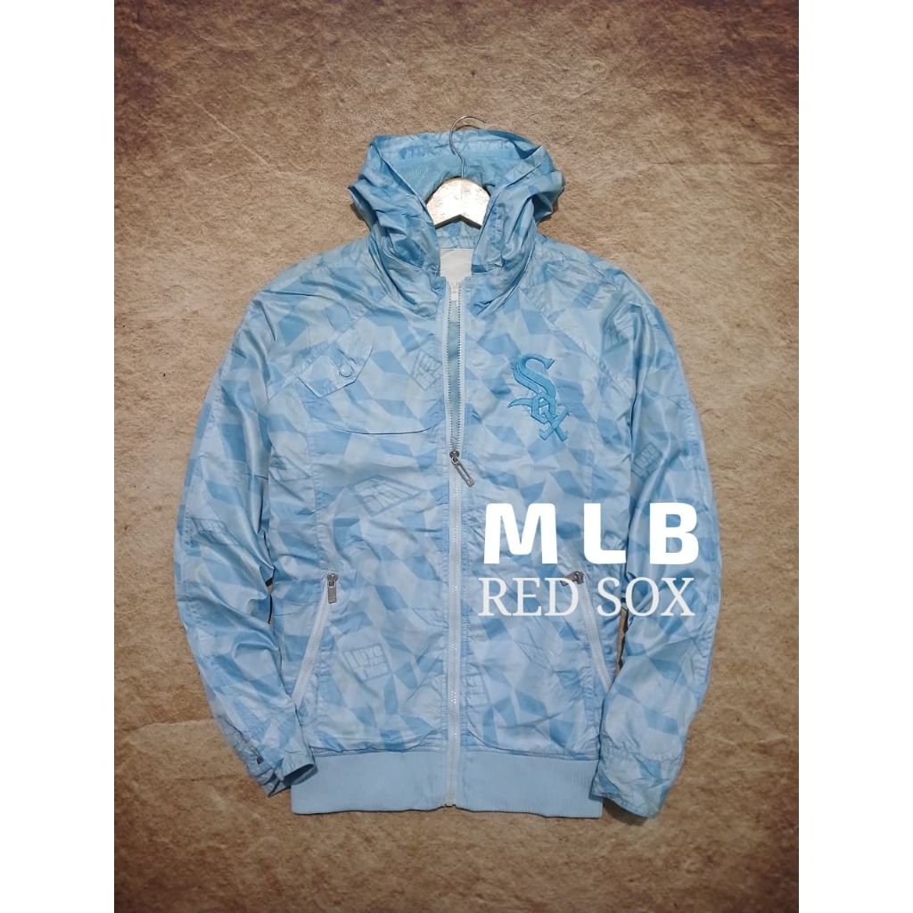 jaket MLB RED SOX full print bekas pakai recomend