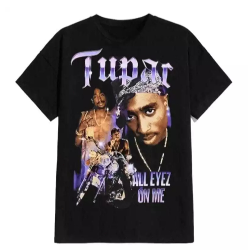 Kaos Vintage TUPAC SHAKUR Kaos VIntage