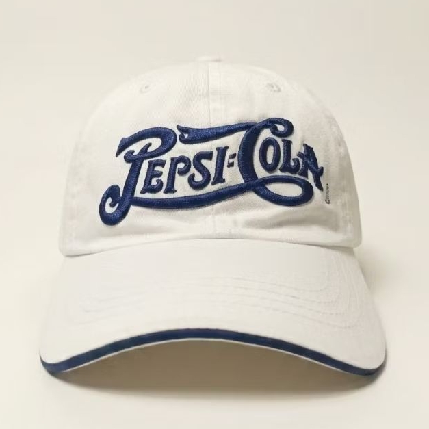 Vintage Pepsi Cola Caps Hat 1950's logo (buckle - adjustable)