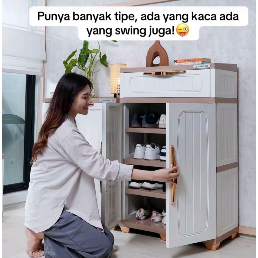 Rak sepatu olymplast