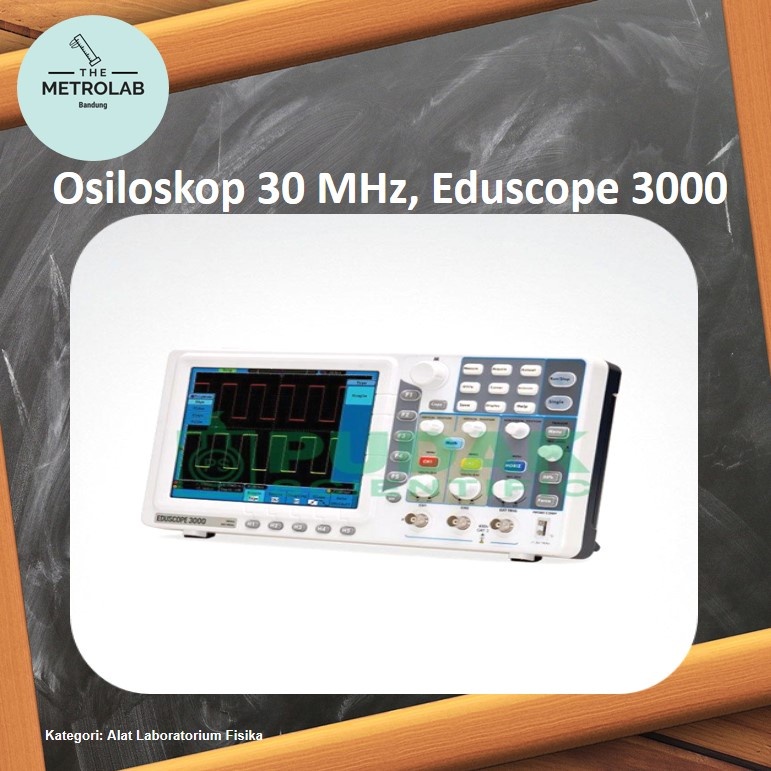 Osiloskop 30 MHz, Eduscope 3000 | Osiloskop Digital 30 MHz