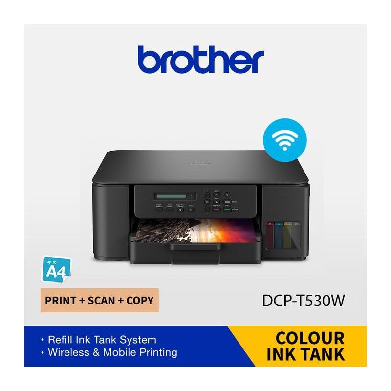Printer Brother DCP-T530W Multifungsi Printer Wifi