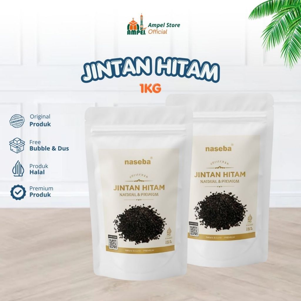 Biji Jintan Hitam Habbatussauda 1kg Murni Jinten Habatussauda Original Herbal Untuk Semua Penyakit