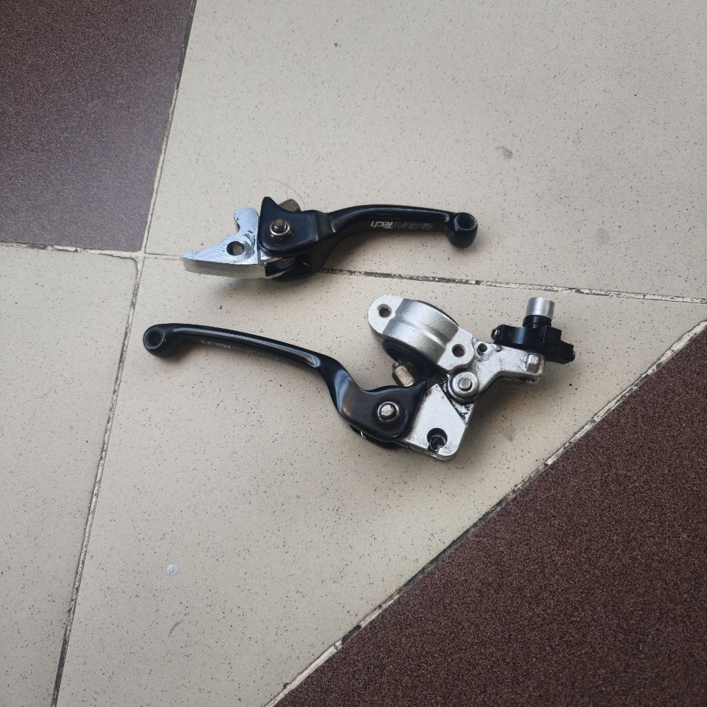 Handle KLX Enduro Tech Original Ori Tuas Handle Rem Kopling Kanan Kiri EnduroTech Kawasaki KLX 150 S