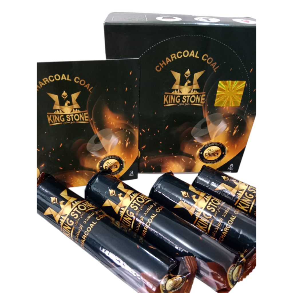 Arang Magic | Arang Briket | King Stone Charcoal | Arang Al Marasim Gold | Arang Dupa Arab Warna 1 b