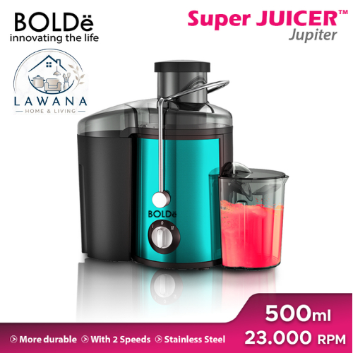 Juicer Pengekstrak Sari Buah Tanpa Ampas BOLDe Super Juicer Jupiter