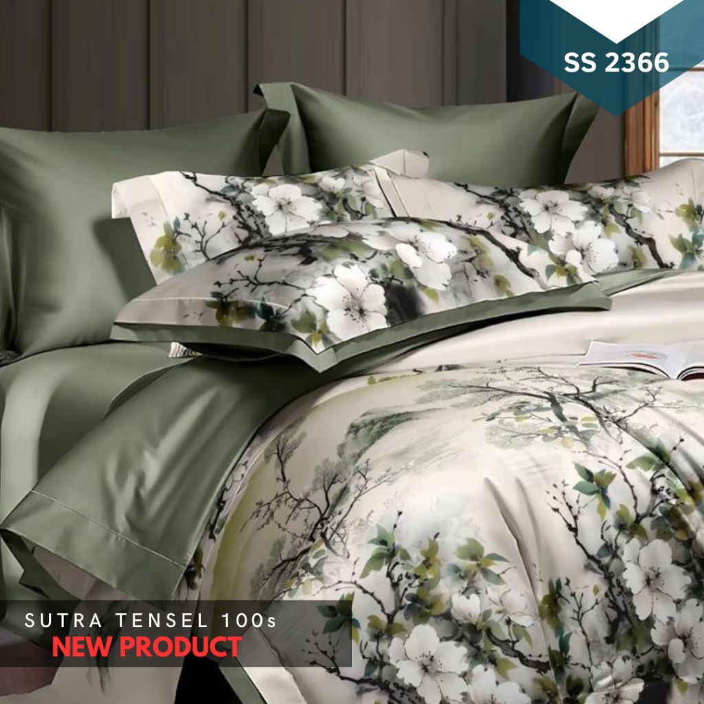 seprei bedcover set sutra tencel 100 s